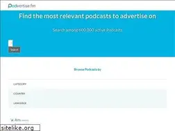 Sites similar to podvertise.fm