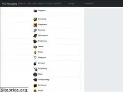 Sites similar to poe-antiquary.xyz