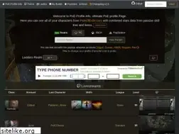 Sites similar to poe-profile.info