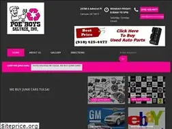 Sites similar to poeboyssalvage.com