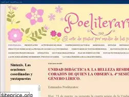 Sites similar to poeliteraria.blogspot.com