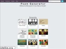 Sites similar to poem-generator.org.uk