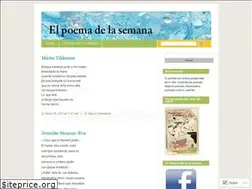Sites similar to poemadelasemana.wordpress.com