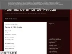 Sites similar to poemasdeamordeneruda.blogspot.com