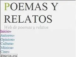 Sites similar to poemasyrelatos.com