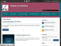 Sites similar to poemescitations.over-blog.com