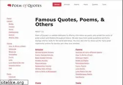 Sites similar to poemofquotes.com