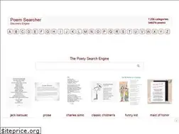 Sites similar to poemsearcher.com