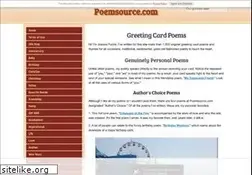 Sites similar to poemsource.com