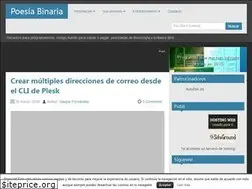Sites similar to poesiabinaria.net