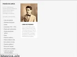 Sites similar to poesiadelorca.eu