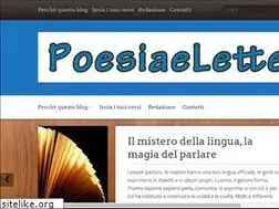 Sites similar to poesiaeletteratura.it