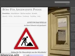 Sites similar to poesiebuero.de