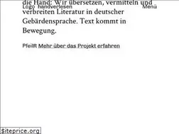 Sites similar to poesiehandverlesen.de