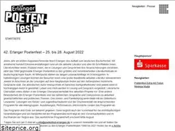 Sites similar to poetenfest-erlangen.de