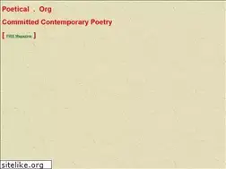 Sites similar to poetical.org