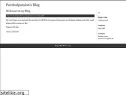 Sites similar to poeticalpassion.wordpress.com