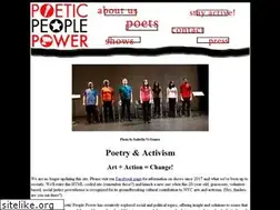Sites similar to poeticpeoplepower.com