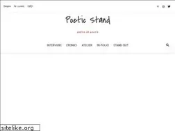 Sites similar to poeticstand.com