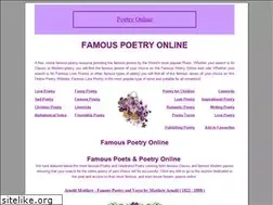 Sites similar to poetry-online.org