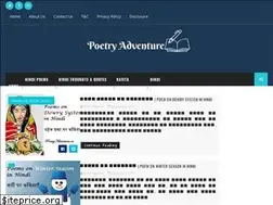 Sites similar to poetryadventure.in