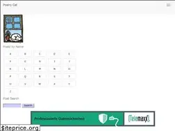 Sites similar to poetrycat.com