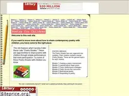Sites similar to poetryforchildren.tripod.com