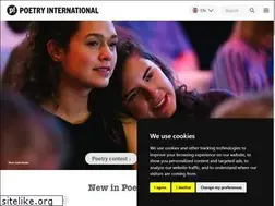 Sites similar to poetryinternational.com
