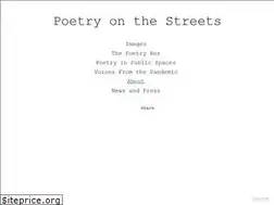 Sites similar to poetryonthestreets.com