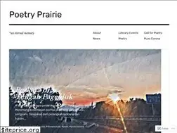 Sites similar to poetryprairie.com