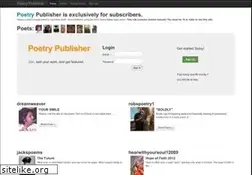 Sites similar to poetrypublisher.com