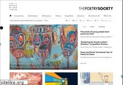 Sites similar to poetrysociety.org.uk