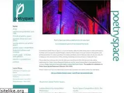 Sites similar to poetryspace.co.uk