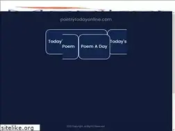 Sites similar to poetrytodayonline.com