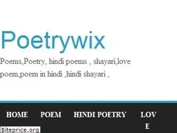 Sites similar to poetrywix.com