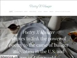 Sites similar to poetryxhunger.com
