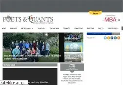 Sites similar to poetsandquantsforexecs.com