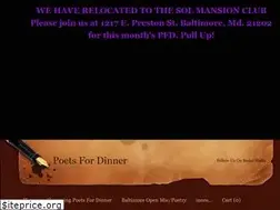 Sites similar to poetsfordinner.com