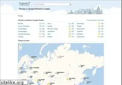 Sites similar to pogoda7.ru
