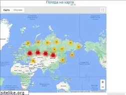 Sites similar to pogodanakarte.ru