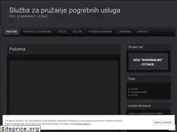 Sites similar to pogrebnocetinje.me