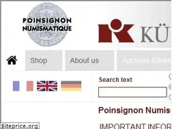 Sites similar to poinsignon-numismatique.com