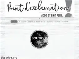 Sites similar to pointdexclamation.ca