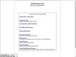 Sites similar to pointeshoes.com