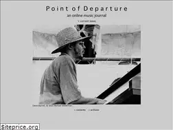 Sites similar to pointofdeparture.org