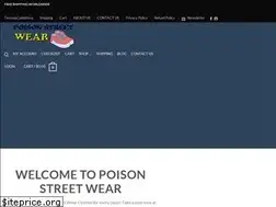 Sites similar to poisonstreetwear.com