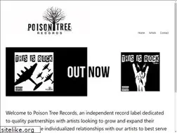 Sites similar to poisontreerecords.com