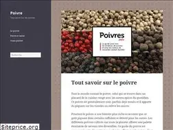 Sites similar to poivres.info