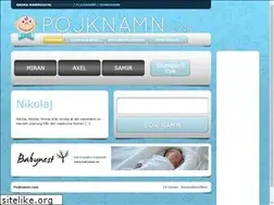 Sites similar to pojknamn.com
