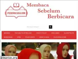 Sites similar to pojokwacana.com